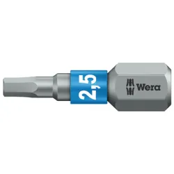 Накрайник бит Wera SW външен 6-стен SW 2.5, 1/4'', 25 мм, 840/1 BTZ Накрайник бит Wera SW външен 6-стен SW 2.5, 1/4'', 25 мм, 840/1 BTZ