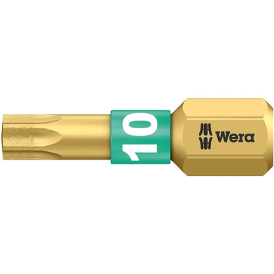 Накрайник бит Wera TX Torx торсионен TX 10, 1/4'', 25 мм, 867/1 BDC