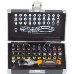 Накрайник бит Projahn комплект с тресчотка и вложки 33 бр., 1/4 Накрайник бит Projahn комплект с тресчотка и вложки 33 бр., 1/4