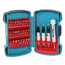 Накрайник бит Makita комплект PH/PZ/TX/SB с магнитен държач 1/4 Накрайник бит Makita комплект PH/PZ/TX/SB с магнитен държач 1/4