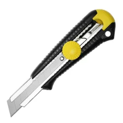 Нож Stanley макетен пластмасов с метален водач 165х18 мм Нож Stanley макетен пластмасов с метален водач 165х18 мм