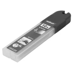 Острие Wolfcraft резервно за макетен нож 25х0.7 мм, 10 бр. Острие Wolfcraft резервно за макетен нож 25х0.7 мм, 10 бр.