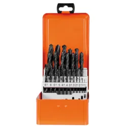 Свредло Projahn за метал с цилиндрична опашка оксидирано 1-13 мм, HSS-R, 25 бр. Свредло Projahn за метал с цилиндрична опашка оксидирано 1-13 мм, HSS-R, 25 бр.