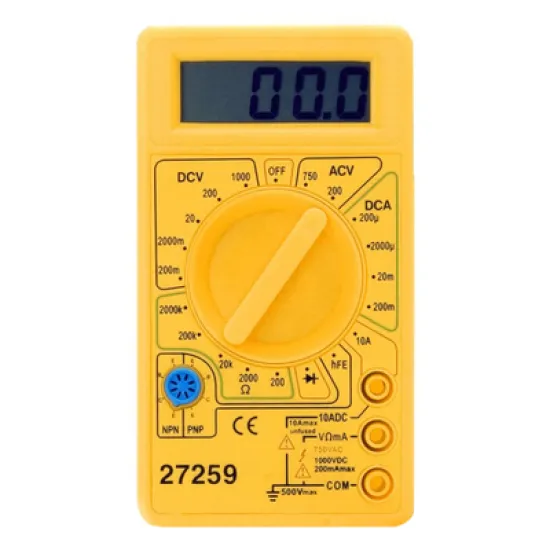 Мултицет V & A Instrument дигитален  Udc, Uac, Idc, R, 500 V, 500 V, 0.2 A, M830A