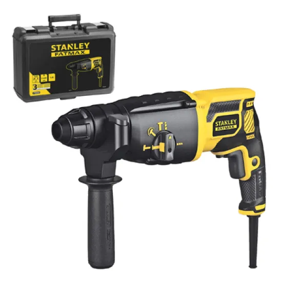 Перфоратор Stanley електрически  SDS-plus, 750 W, 1.8 J, 0-5200 уд./мин, FME500K