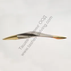 Дръжка за мебели от цинкова сплав  160 мм, хром мат и месинг, 2022