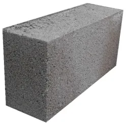 Тухла BG бетонна единична 60х120х250 мм, сива