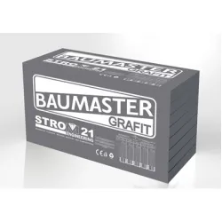 EPS Strom стиропор, графитен за изолация 100х500х1000 мм, 15-18 кг/м3, Baumaster Grafit EPS Strom стиропор, графитен за изолация 100х500х1000 мм, 15-18 кг/м3, Baumaster Grafit