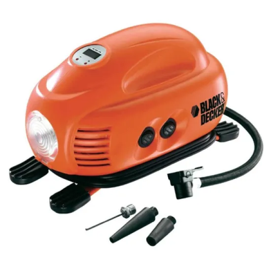 Компресор Black & Decker за гуми  8.27 bar, 12 V, ASI200