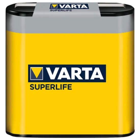 Батерия Varta правоъгълна цинкова 4.5 V, 3R12, Superlife