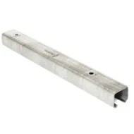 Релса Estebro® за горно водене на плъзгащи се врати  35х30x1.5 мм, 3 м, поцинкована стомана, 21.3 мм, U-30