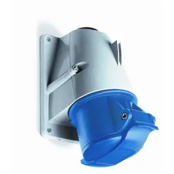 Контакт ABB промишлен монофазен, стационарен 16 A, 250-400V, 2P+E, 44 IP, син, 216RS6 Контакт ABB промишлен монофазен, стационарен 16 A, 250-400V, 2P+E, 44 IP, син, 216RS6