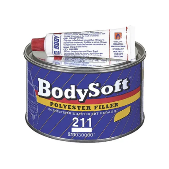 Кит Body полиестерен за автомобили 0.25 кг, бежов, 211 Bodysoft 2K