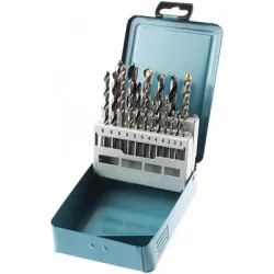 Свредло Makita универсално с цилиндрична опашка 3-10 мм, 18 бр., D-46202 Свредло Makita универсално с цилиндрична опашка 3-10 мм, 18 бр., D-46202