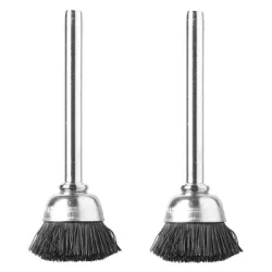 Четка Dremel за прав шлайф  чашковидна, с естествен косъм, ф 13x3.2 мм, 2 бр., 404 Четка Dremel за прав шлайф  чашковидна, с естествен косъм, ф 13x3.2 мм, 2 бр., 404