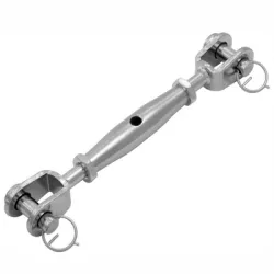 Обтегач QD Rigging China за въжета тип вилка-вилка тръбен, поцинкован M12x229x340 мм, 0.8 т Обтегач QD Rigging China за въжета тип вилка-вилка тръбен, поцинкован M12x229x340 мм, 0.8 т
