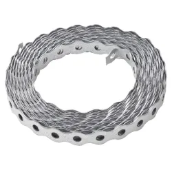 Лента Valenta монтажна перфорирана поцинкована, 12 мм, 10 м, 81M2 Лента Valenta монтажна перфорирана поцинкована, 12 мм, 10 м, 81M2