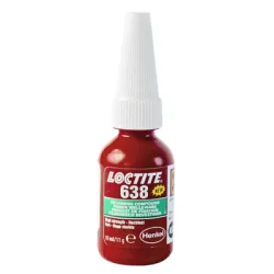 Лепило Henkel за метални детайли анаеробно високотемпературно 10 мл, Loctite 638 Лепило Henkel за метални детайли анаеробно високотемпературно 10 мл, Loctite 638