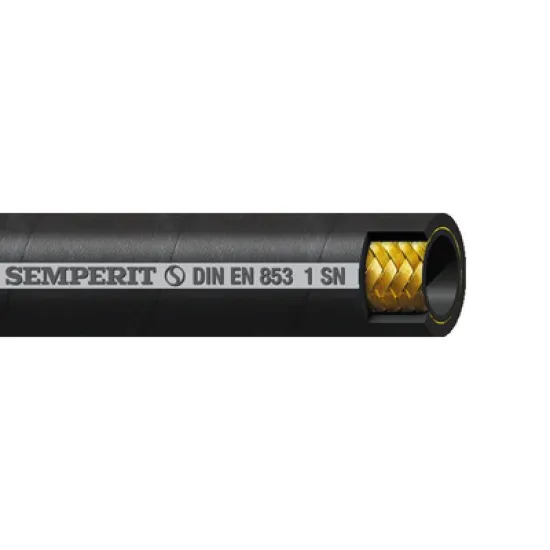 Маркуч Semperit каучуков хидравличен 6.6 мм, нагнетателен, 225 bar, 1 SN Маркуч Semperit каучуков хидравличен 6.6 мм, нагнетателен, 225 bar, 1 SN