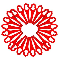 Нож Bosch за електрически тример ART 26 Accu Trim, 24 бр. Нож Bosch за електрически тример ART 26 Accu Trim, 24 бр.