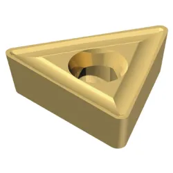 Пластина Fervi за стругарски нож твърдосплавна за престъргване упорен, R 0.4 мм, 6.35x2.38 мм, TCMT