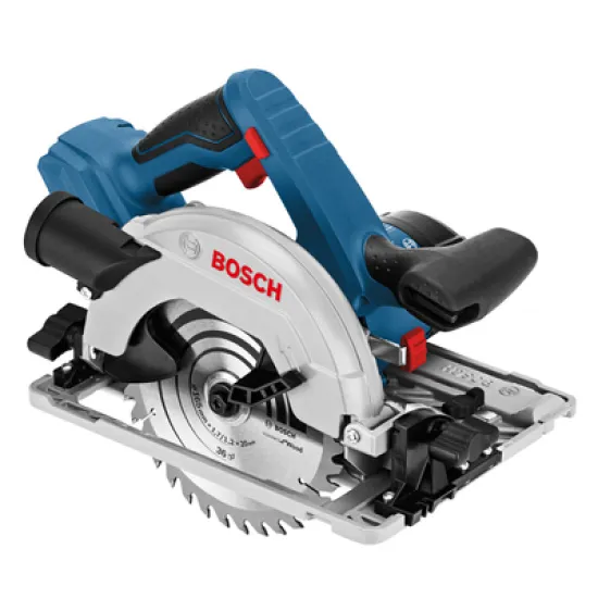 Циркуляр Bosch ръчен акумулаторен без батерия и зарядно ф 165 мм, 18 V, 3400 об./мин, GKS 18V-57