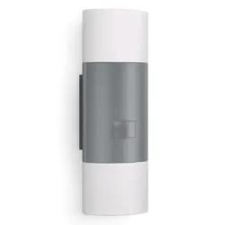 Лампа Steinel Sensors DIY фасадна LED с инфрачервен сензор 11 W, 230 V, 3000 K, 755 lm, 235 мм, сребро, L 910 LED