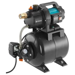 Уредба Gardena хидрофорна с цилиндричен съд 3.7 м3/ч, 41 м, 7 м, 19 л, 3700/4 Уредба Gardena хидрофорна с цилиндричен съд 3.7 м3/ч, 41 м, 7 м, 19 л, 3700/4