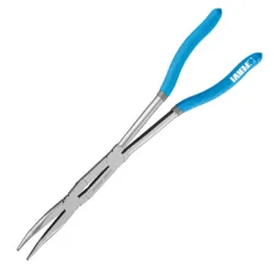 Клещи Fervi телефонни островърхи удължени извити, с изолация 335 мм, 0872/PCD