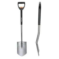Лопата Fiskars земеделска телескопична заострена, 1050-1250 мм, права Лопата Fiskars земеделска телескопична заострена, 1050-1250 мм, права