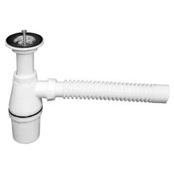 Сифон Emko за мивка PVC с твърда връзка ф 40x62 мм