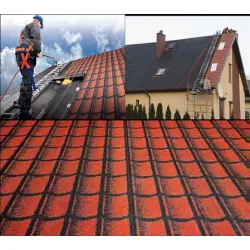 Мембрана Icopal хидроизолационна битумна стъклен воал 4 кг/м2, 1x8 кг, 8 м2, кафява, Icopal Rolled tiles 3D