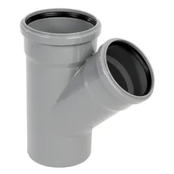 Разклонител Pestan PP за канализация с уплътнител ф 110x75 мм, 45 ° Разклонител Pestan PP за канализация с уплътнител ф 110x75 мм, 45 °