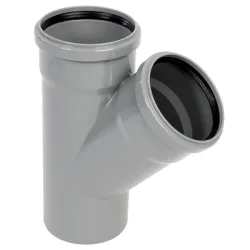 Разклонител Pestan PP за канализация с уплътнител ф 40 мм, 45 ° Разклонител Pestan PP за канализация с уплътнител ф 40 мм, 45 °