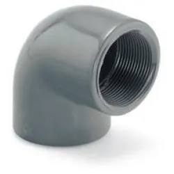 Коляно Hidroten PVC за лепене вътрешна резба ф 32 мм х 1, 90 °, 16 bar, 004