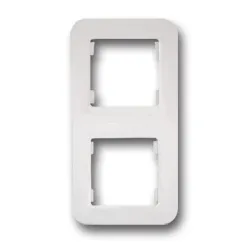 Рамка Makel декоративна за ключове и контакти 2 модула, бяла, Lillium Natural Рамка Makel декоративна за ключове и контакти 2 модула, бяла, Lillium Natural