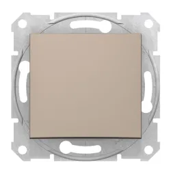 Ключ Schneider Electric електрически интериорен девиаторен с механизъм и монтажна рамка скрит монтаж, сх. 6, 10 A, титан, Sedna Ключ Schneider Electric електрически интериорен девиаторен с механизъм и монтажна рамка скрит монтаж, сх. 6, 10 A, титан, Sedna