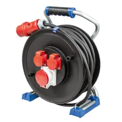 Макара as - Schwabe кабелен удължител  3 гнезда, 40 м, 5x1.5 мм2, ШКПТ / H07RN-F, Xperts CEE