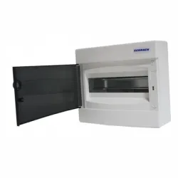 Табло Schrack Technik апартаментно за открит монтаж 12 модула, 236x287x112 мм, бяло/опушена врата Табло Schrack Technik апартаментно за открит монтаж 12 модула, 236x287x112 мм, бяло/опушена врата