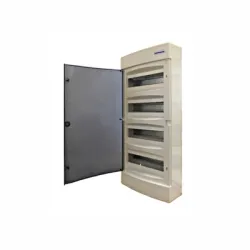 Табло Schrack Technik апартаментно открит монтаж 48 модула, 652x287x112 мм, бяло/опушена врата Табло Schrack Technik апартаментно открит монтаж 48 модула, 652x287x112 мм, бяло/опушена врата