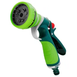 Пистолет Verto за поливане PVC/метал със скоба 1/2 - 3/4, 9 функции, 15G702 Пистолет Verto за поливане PVC/метал със скоба 1/2 - 3/4, 9 функции, 15G702