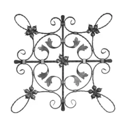 Пано alWayService от ковано желязо декоративно 12x6 мм, 640x640 мм Пано alWayService от ковано желязо декоративно 12x6 мм, 640x640 мм