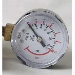Манометър Oxyturbo за кислород радиален изходящ ф 50 мм, 0-6 bar, 1/8, Mini Манометър Oxyturbo за кислород радиален изходящ ф 50 мм, 0-6 bar, 1/8, Mini