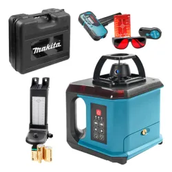 Нивелир Makita лазерен ротационен с приемник 200 м, 1 мм/м, SKR200Z Нивелир Makita лазерен ротационен с приемник 200 м, 1 мм/м, SKR200Z