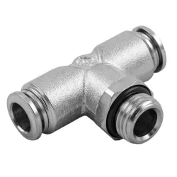 Тройник Aignep пневматичен шлаух - резба шлаух 6 мм, 1/4, 57216