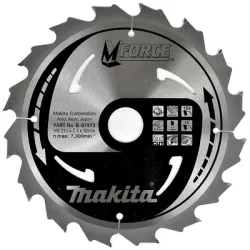 Диск Makita метален HM за рязане на дърво напречно и надлъжно подаване 190x30x2 мм, 12 z, Mforce