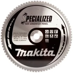 Диск Makita метален HM за рязане на сандвич панели 355x30x2.6 мм, 80 z, Specialized