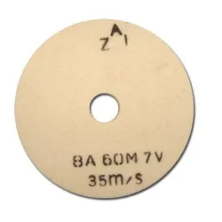 Диск ZAI керамичен за шлайфане от бял електрокорунд 200х32х32 мм, прав профил, 8А 54 L 6V