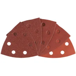 Шкурка Bosch за виброшлайф триъгълна с 6 отвора P100, P120, P180, P60, P80, 10 бр., Expert for Wood and Paint C430 Шкурка Bosch за виброшлайф триъгълна с 6 отвора P100, P120, P180, P60, P80, 10 бр., Expert for Wood and Paint C430