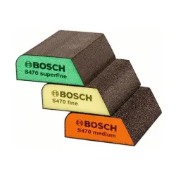 Шкурка Bosch върху гъба за ръчно шлайфане 120х98 мм, 3 бр. Шкурка Bosch върху гъба за ръчно шлайфане 120х98 мм, 3 бр.